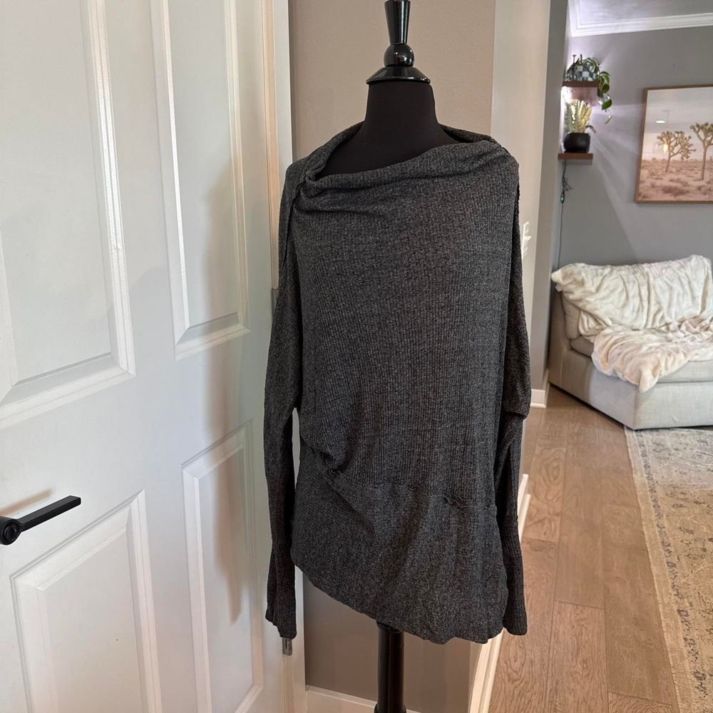 Free people off shoulder cowl neck short